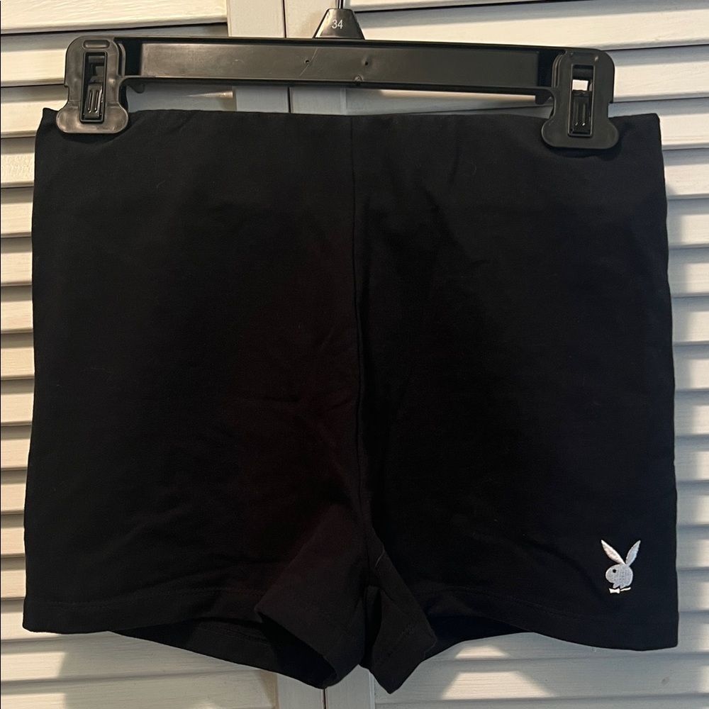#1336: Playboy Women's Black Shorts
